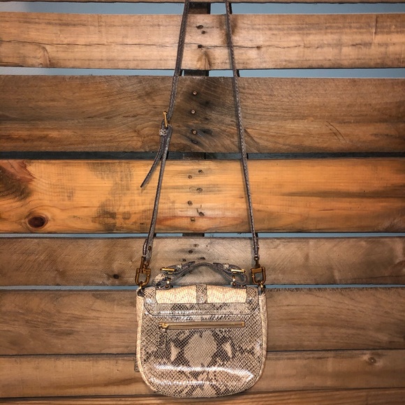 NWOT Tory Burch Snakeskin Satchel Bag - Picture 6 of 6